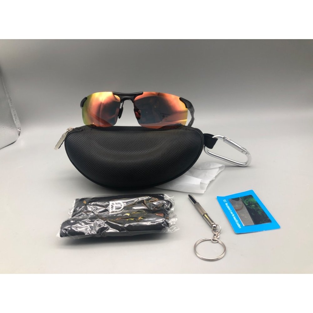 DUCO DC8177S B5 Cat.3 Sport Polarized Sunglasses Multicolor w/case READ